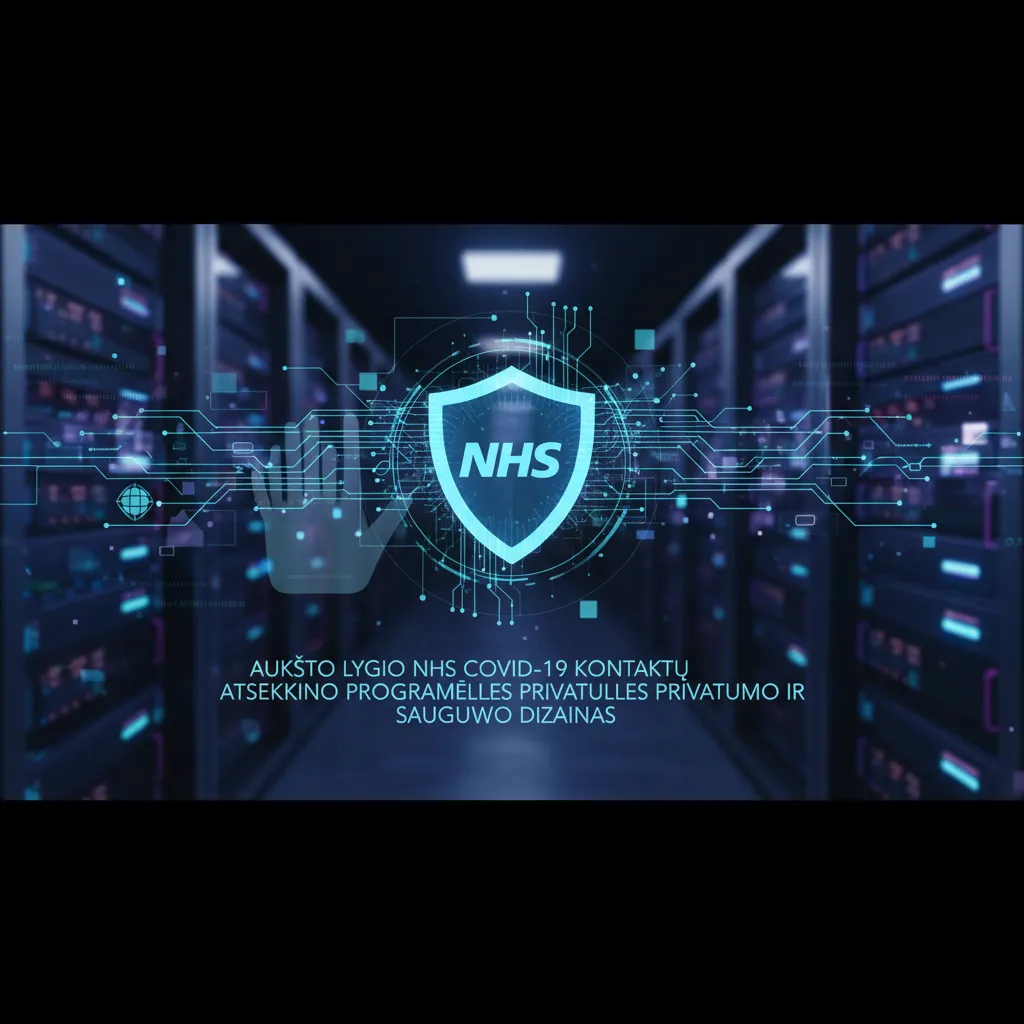 Aukšto lygio NHS COVID-19 kontaktų atsekimo programėlės privatumo ir saugumo dizainas