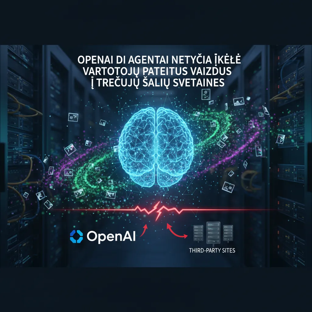 „OpenAI“ DI agentai netyčia įkėlė vartotojų pateiktus vaizdus į trečiųjų šalių svetaines