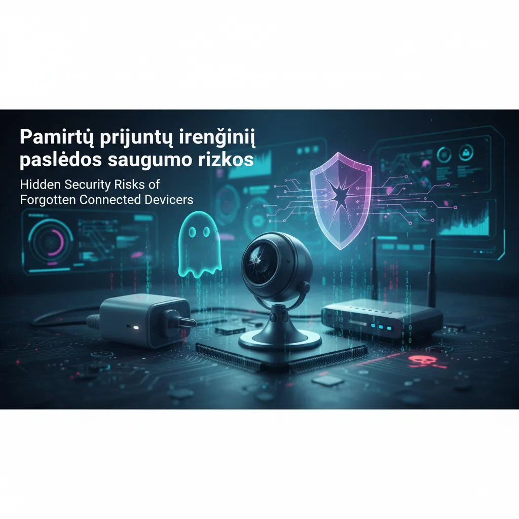 Pamirštų prijungtų įrenginių paslėptos saugumo rizikos