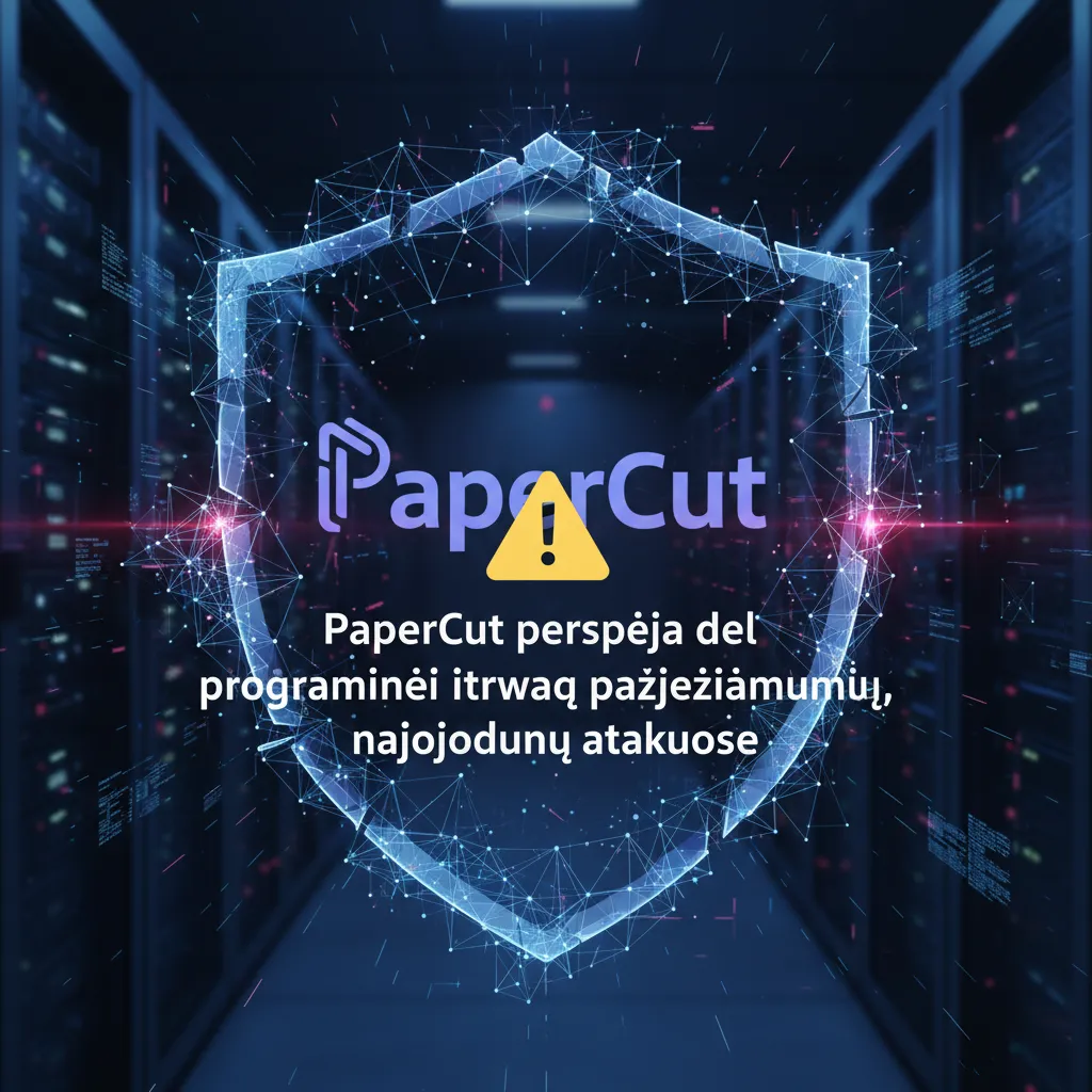 PaperCut perspėja dėl programinės įrangos pažeidžiamumų, naudojamų atakuose