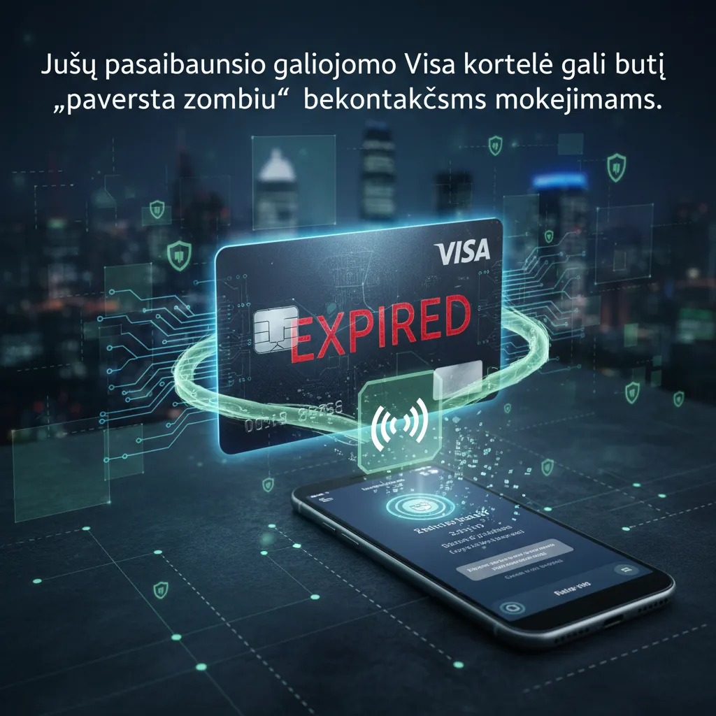 Jūsų pasibaigusio galiojimo Visa kortelė gali būti „paversta zombiu“ bekontakčiams mokėjimams