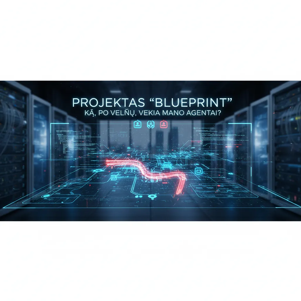 Projektas „Blueprint“: ką, po velnių, veikia mano agentai?