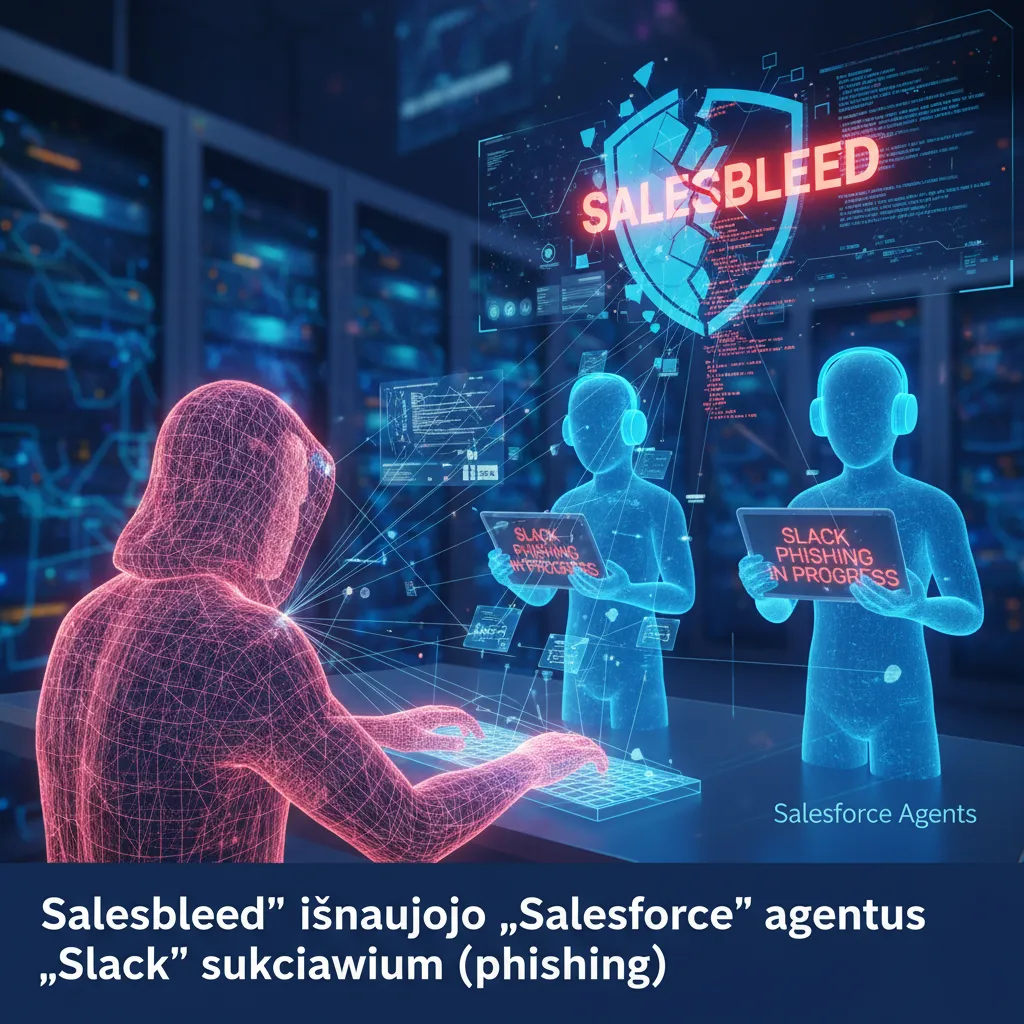 'Salesbleed' išnaudoja „Salesforce“ agentus „Slack“ sukčiavimui (phishing)