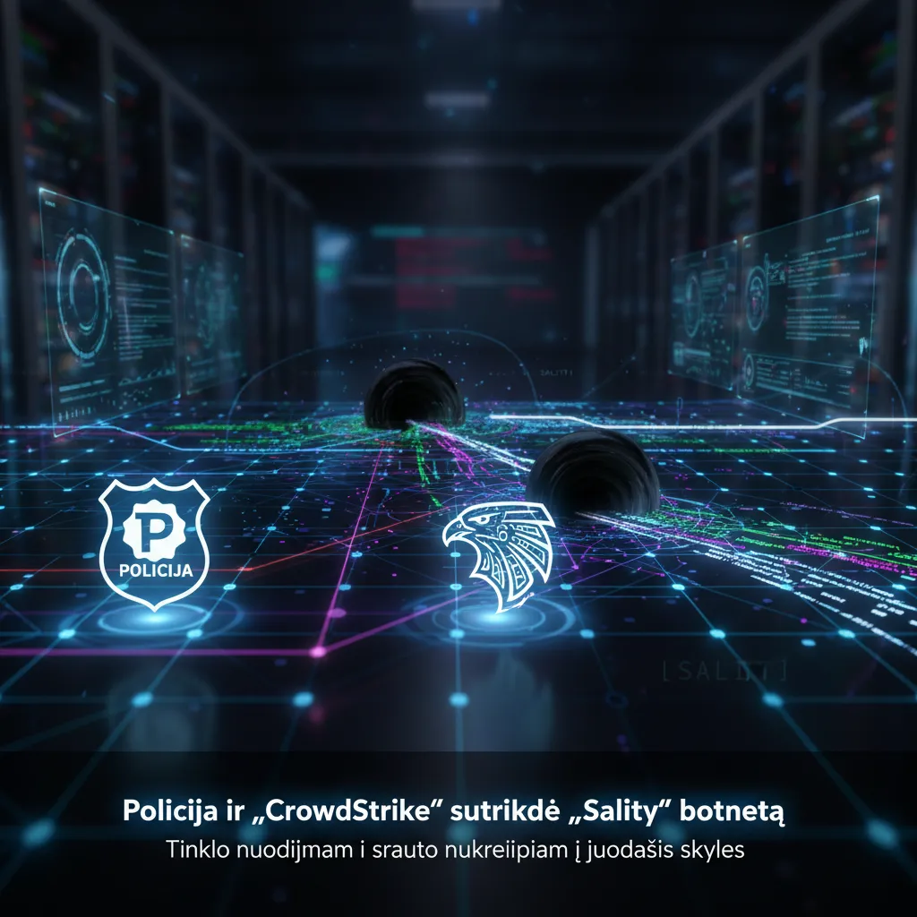 Policija ir „CrowdStrike“ sutrikdė „Sality“ botnetą, užnuodiję tinklą ir nukreipdami srautą į juodąsias skyles