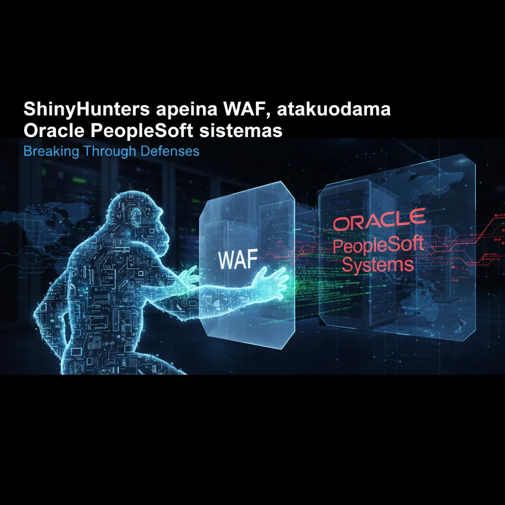 ShinyHunters apeina WAF, atakuodama Oracle PeopleSoft sistemas