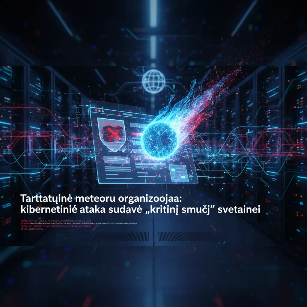 Tarptautinė meteorų organizacija: kibernetinė ataka sudavė „kritinį smūgį“ svetainei