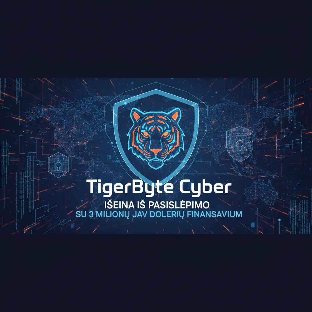 „TigerByte Cyber“ išeina iš pasislėpimo su 3 milijonų JAV dolerių finansavimu