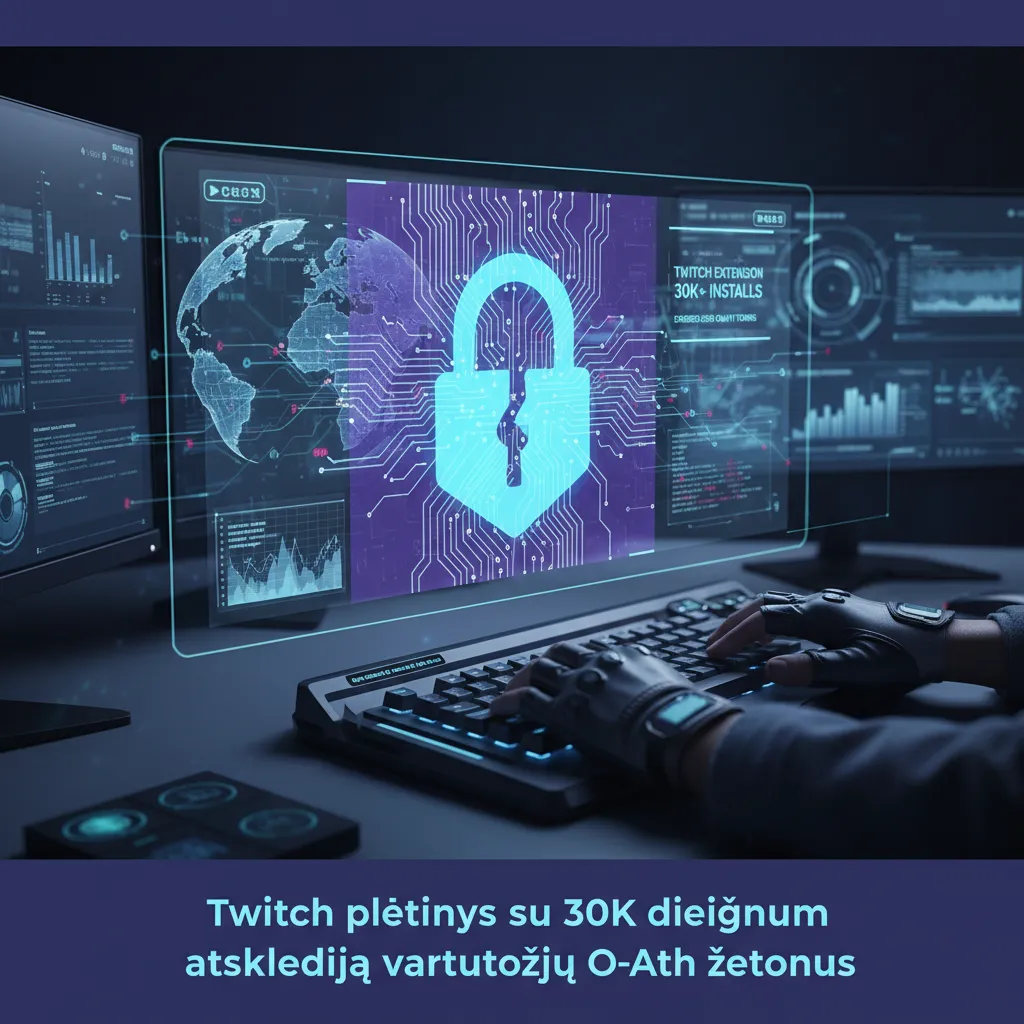 Twitch plėtinys su 30K diegimų atskleidžia vartotojų OAuth žetonus