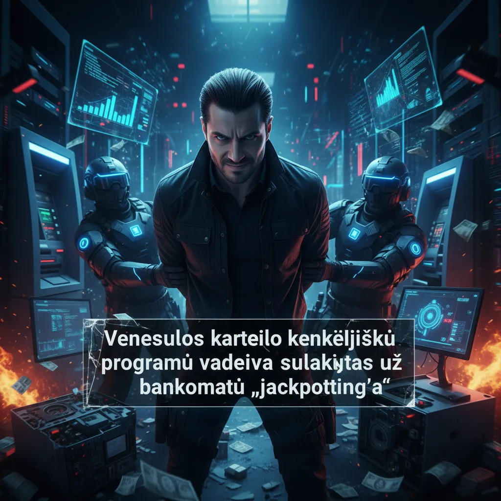 Venesuelos kartelio kenkėjiškų programų vadeiva sulaikytas už bankomatų „jackpotting'ą“